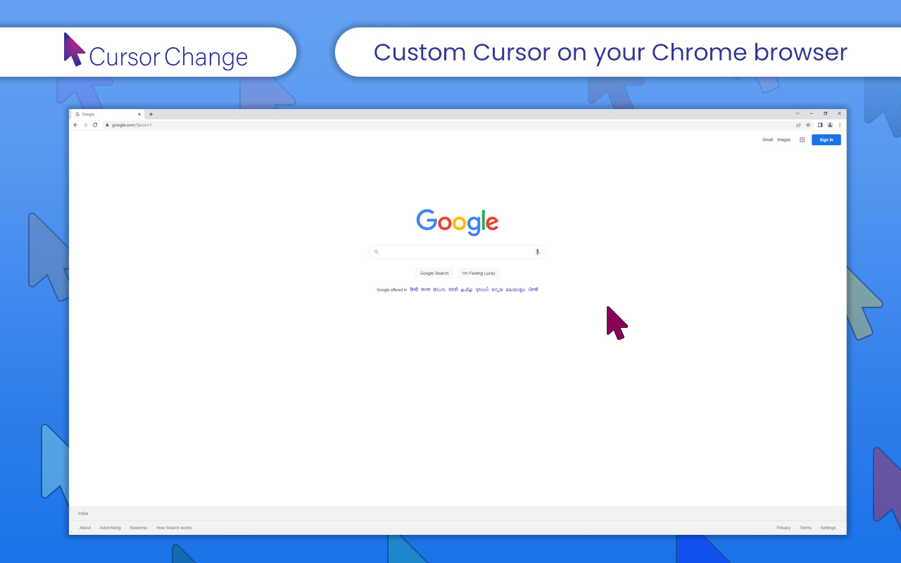 Custom Mouse Cursor for Chrome